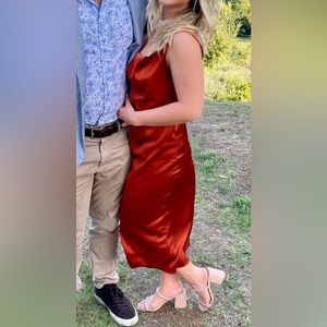 Satin Cocktail Dress